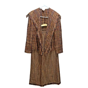 Traje De Colección Zonda Nellis Para Mujer Tejido Óxido 2 Piezas S/M Flecos Único Avante Garde - Imagen 1 de 23