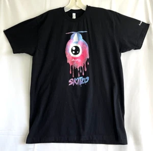 Alstyle SKITZO T-Shirt Men's Large Black Cyclops Monster Eye Short Sleeve Crew - Picture 1 of 10