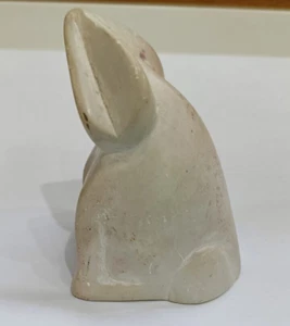 Vintage Figure Hand Carved Frog Marble Sculpture 3"x2" Decor Art Home Animal - Picture 1 of 9