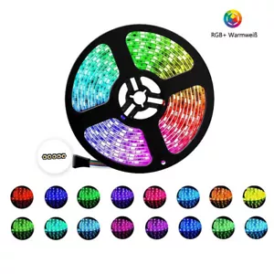 Striscia LED 12 V 24 V RGB RGBW RGBWW bianco caldo bianco freddo 5050 strisce luce dimmerabile - Foto 1 di 23
