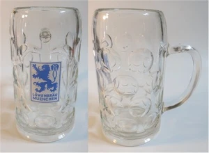 TAZA/PIEDRA DE CERVEZA LOWENBRAU MUENCHEN DE COLECCIÓN ~ ¡MUY PESADA 3,5 LIBRAS! 1 litro ~ usado en excelente estado - Imagen 1 de 10