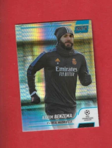 Topps Stadium Club Chrome 2021-22 Blue Prism Refractor Karim Benzema Karte Nr.68 - Bild 1 von 2