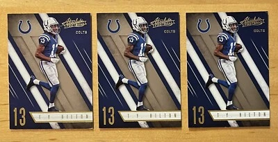 T.Y. Hilton (3) 2016 Panini Absolute Football #10 Indianapolis Colts Star Mint - Image 1 of 2