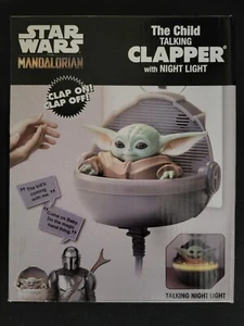 NEW! Disney Star Wars The Mandalorian THE CHILD TALKING CLAPPER & NIGHT LIGHT💡 - Picture 1 of 5