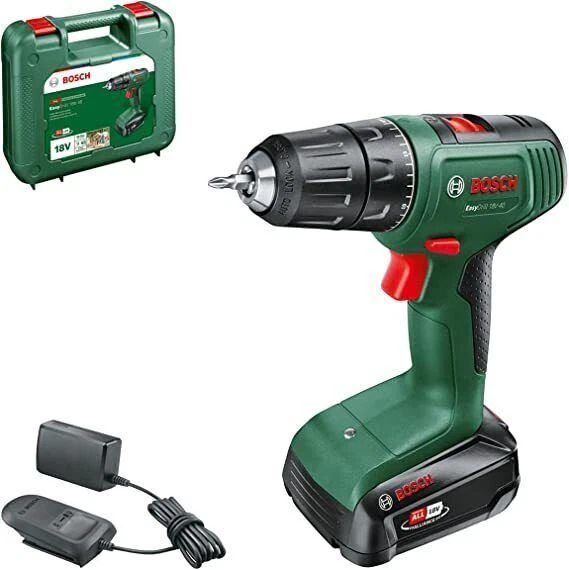 Bosch EasyDrill 18V-40 18V Trapano Avvitatore con Batteria e Caricabatteria - 06039D8004