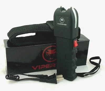 VIPERTK VIPERTEK 700 BV Rechargeable Stun Gun with LED Light and Holster