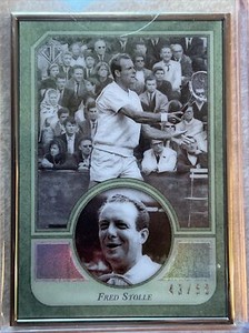 2019 Topps Transcendent Fred Stolle Metal Frame Parallel 43/50 Tennis HOF