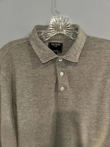 Todd Snyder, Langarm-Polo grau, 3 Knöpfe, Größe XL - Bild 1 von 7