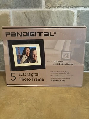 Pandigital  5-Inch Digital Picture Frame Black - Image 1 of 4
