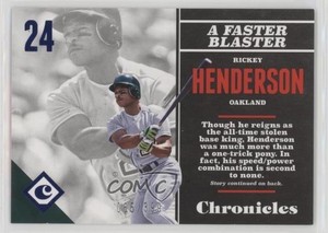 2017 Panini Chronicles Blue /399 Rickey Henderson #96 HOF