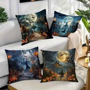 Fundas de almohada de Halloween de 17 x 17 pulgadas - Imagen 1 de 5