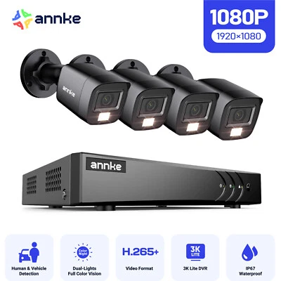 ANNKE 3K Lite 8CH DVR 1080P CCTV наружный ночного видения камеры безопасности системы AI - Изображение 1 из 4