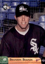 2003 Great Falls White Sox Multi-Ad #2 Brandon Bounds Arlington Texas TX Card