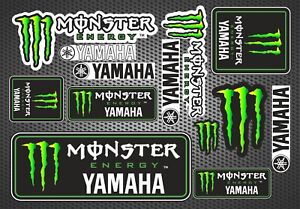 Yamaha Monster  Sticker set x 13 Moto GP Morbidelli  R1, M1, R6, YZ,WR,TT,MT
