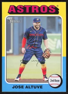 2024 Topps Heritage #238 Jose Altuve - Bild 1 von 2
