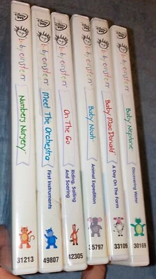 Baby Einstein 6 DVD lot Numbers Nursery, Orchestra, Baby MacDonald, Neptune Noah - Image 1 of 3