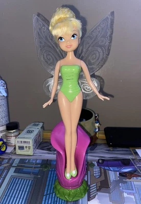 Disney 2012 Jakks Pacific Light up Tinker-bell caixa de som com luzes - Imagem 1 de 4