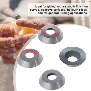 10pcs 1/2 12mm Round Carbide Cutter Insert Fits Ci3 For Wood Turning Tools SET - Picture 1 of 14