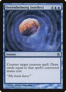(1x) OVERWHELMING INTELLECT - Saviors of Kamigawa – MTG Magic the Gathering Card - Picture 1 of 5