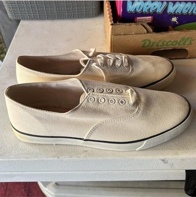 Zapato de cubierta de lona vintage años 90 Norsport Nordstrom estilo barco zapato talla 9,5 Sperry  Foto 1 de 4