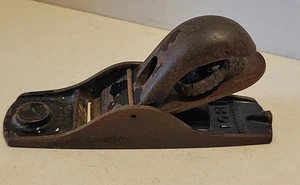 Antiker Stanley Lineal & Level Co. No. 102 Blockhobel Made in USA - Bild 1 von 24