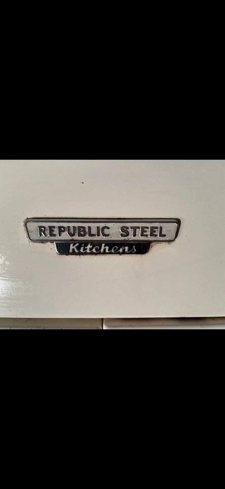 Armarios de cocina metálicos vintage de 11 piezas de los años 50 a 60 ¡Muy buen estado! Foto 1 de 4