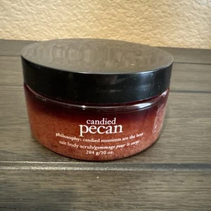 Philosophy Candied Pecan Salt Body Scrub 284 g/ 10 Oz  Brand New Sealed HTF - Picture 1 of 4