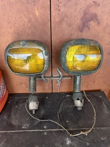 1941 41 CHEVROLET GUIDE CHROME 5-3/4 FOG LIGHTS LAMP - Picture 1 of 7