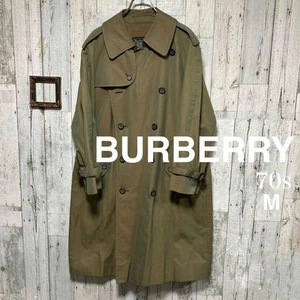 Gabardina Burberry London Etiqueta Negra Años 70 Doble Botonadura Talla S EE. UU. Auténtica - Imagen 1 de 24
