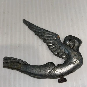 Antik Vintage geflügelte Göttin Frau Auto Motorhaube Ornament defekt /92e - Bild 1 von 8