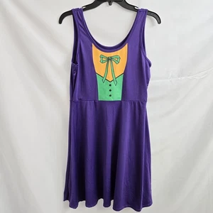 Vestido de patinador DC Comics Batman The Joker línea A juegos con disfraces para mujer junior talla M - Imagen 1 de 7