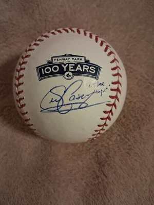 Fenway Park firmado por Sean Casey 100 años MLB béisbol Boston Red Sox "The Mayor"  Foto 1 de 4