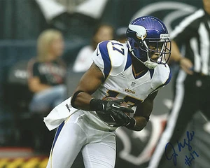Jarius Wright *MINNESOTA VIKINGS* Signed 8x10 Photo J4 COA GFA - Picture 1 of 1