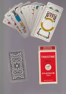 CARTE gioco PIATNIK WIEN triestine triplex austria - Imagen 1 de 1