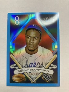 2010 TOPPS TRIBUTE JACKIE ROBINSON BROOKLYN DODGERS #78 /399 SP Holo Rare - Picture 1 of 5