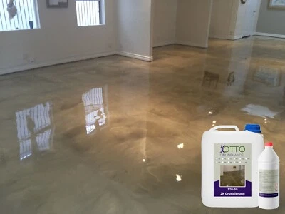 OTTO-ONLINE-HANDEL STG-50-9 Kg 2k Epoxidharz Transparente Grundierung 2K Bodenbeschichtung 45m2