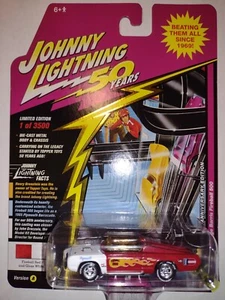 Johnny Lightning George Barris Fireball 500 CHASE 50 Years w/Racers Edge Tires - Picture 1 of 3