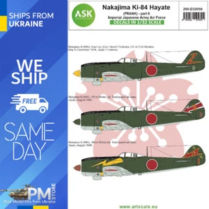ASK D32056 1/32 Nakajima Ki-84 Hayate Frank Imperial Japan Air Force Shinbu Tai - Bild 1 von 2