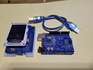 TFT LCD1.8" inch 128x160 +Shield Module SPI Interface, CH328 R3 Board Cable NEW - Picture 1 of 6