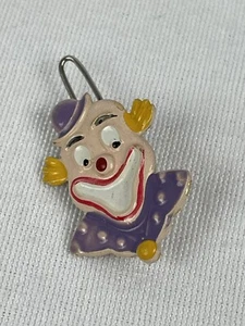 Vintage Clown Hair Barrettes Clip Retro Circus Nostalgia 80s - Picture 1 of 6