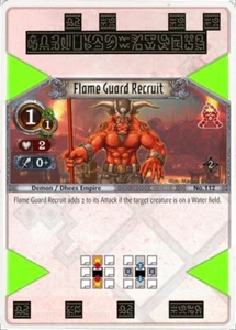 1x Flame Guard Recruit EOJ SET2 #112 PS3 Eye Of Judgment inglese quasi nuovo/non giocato C - Foto 1 di 1