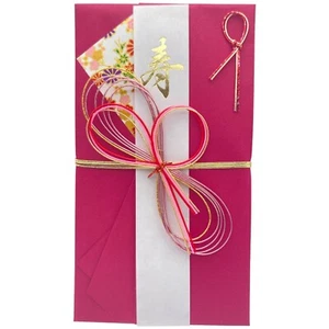 Japanese Gift Money Envelope Goshugi bukuro Wedding & Various Celebrations Red - Picture 1 of 8
