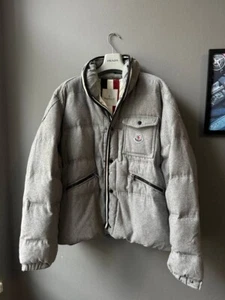 Moncler Japan collection Puffer down Jacket wool Mens Large - Picture 1 of 24