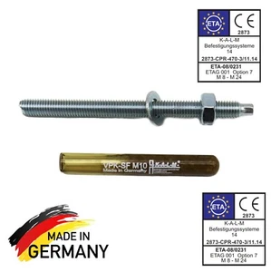 Ankerstange mit Verbundankerpatrone im Set Schwerlastanker Mörtelpatrone M8-M20 - Bild 1 von 5