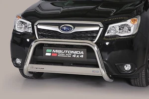 FRONTSCHUTZ BULL BAR ZUGELASSEN EDELSTAHL DIAM.63 FÜR SUBARU FORESTER '13 > - Bild 1 von 1