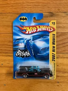 2007 Hot Wheels New Models 1966 TV Series Batman Batmobile #15 NEW - Picture 1 of 2