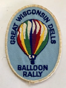 GREAT WISCONSIN DELLS BALLOON RALLY Patch 4 x 3" - Picture 1 of 1