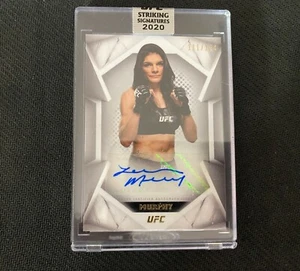 Topps UFC Striking Signatures 2020 Lauren Murphy Fighter autógrafo automático #111/224 - Imagen 1 de 2