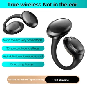 Bluetooth 5.3 Headset Stereo Kopfhörer Kabellos Ohrhörer Mit Mikrofon Für Handy - Bild 1 von 14