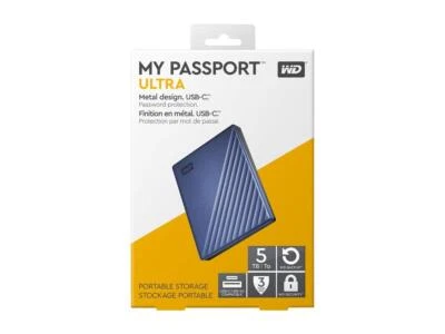 WD My Passport Ultra Portable 1TB 2TB 4TB 5TB Storage External Hard Drive USB-C - Image 1 of 4